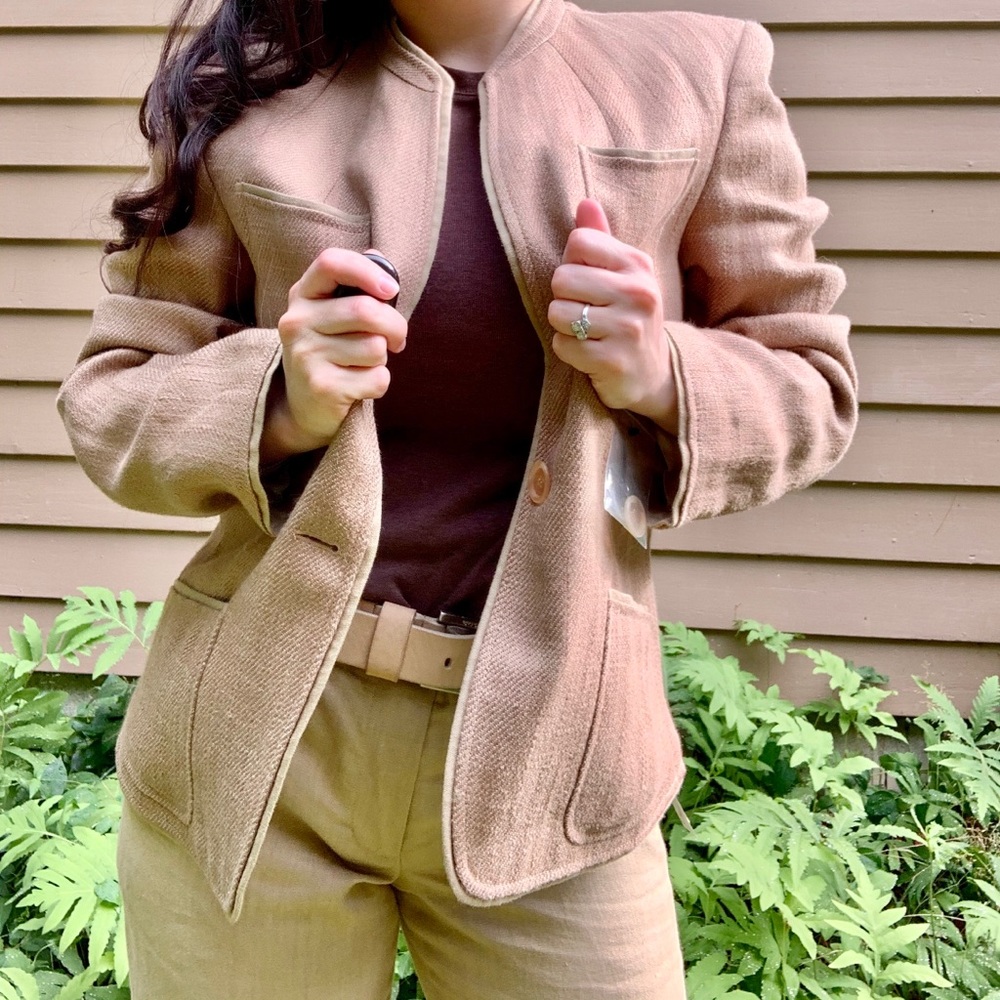 🍂 SET, NWT LINEN designer trousers & blazer 🍂